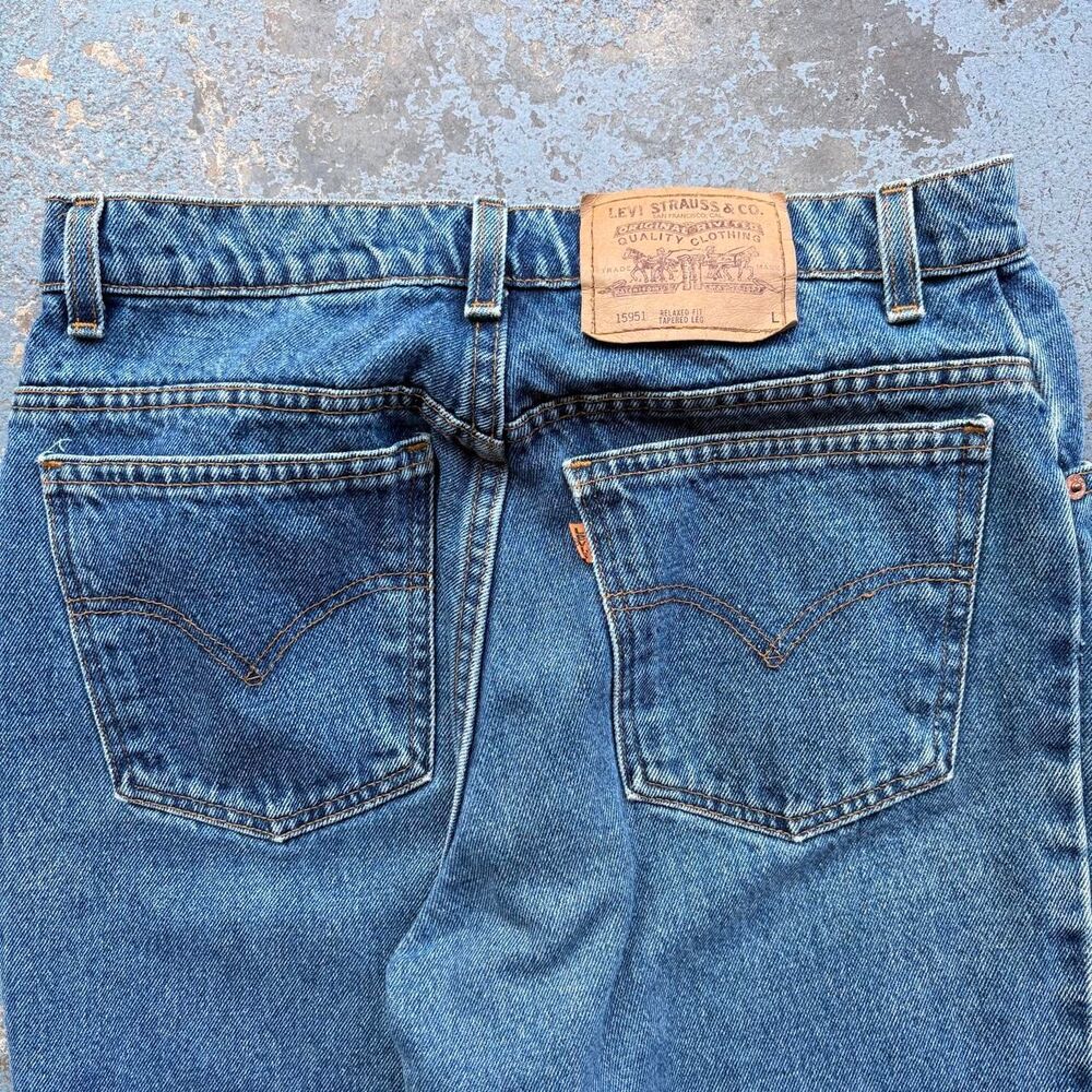 Levi-s Women's Blue and Navy Jeans